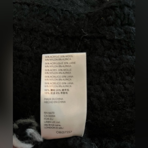 NWT ⚜️🖤⚜️ FREE PEOPLE Alpine pull over mock neck sweater size S wool and alpaca - Picture 12 of 17